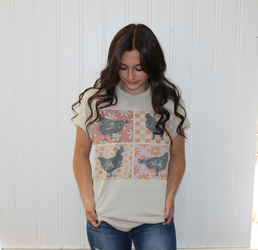 Chicken Girly tee