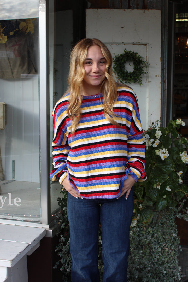 Maeve Striped Sweater