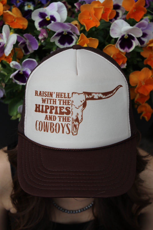Hippies & Cowboys Trucker Hat