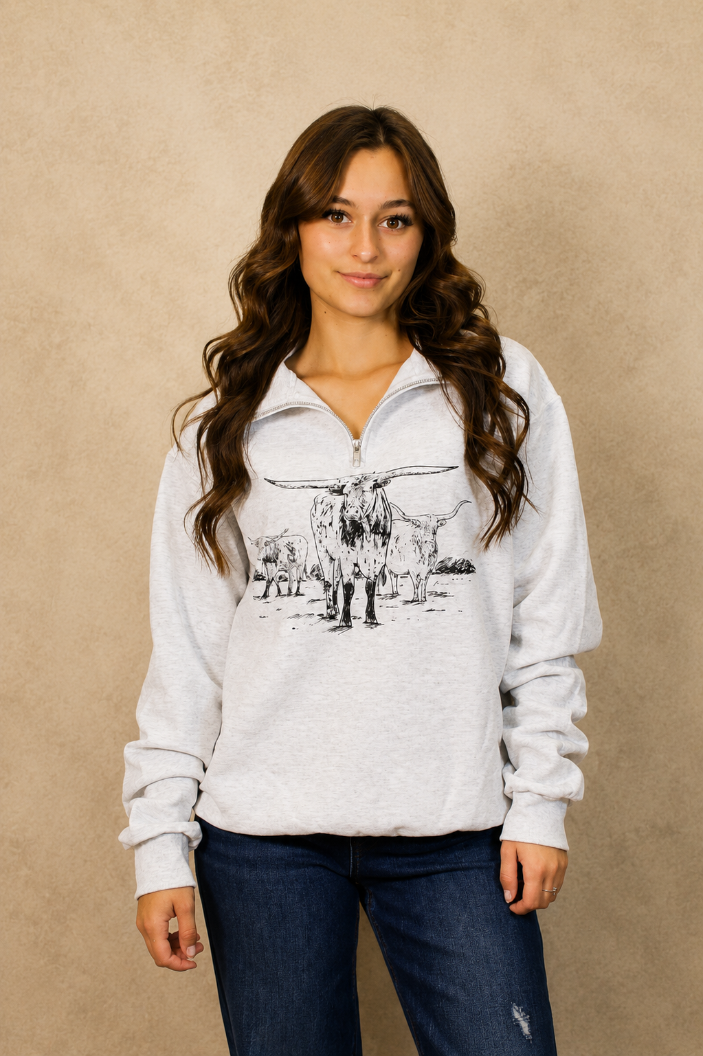 Long Horn - 1/4 Zip 