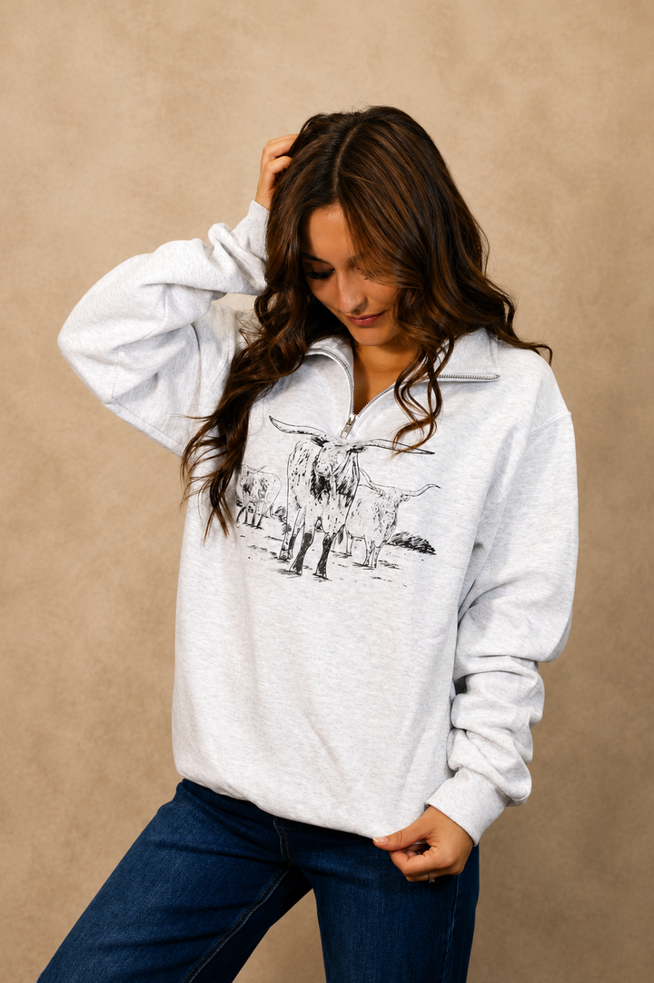 Long Horn - 1/4 Zip 