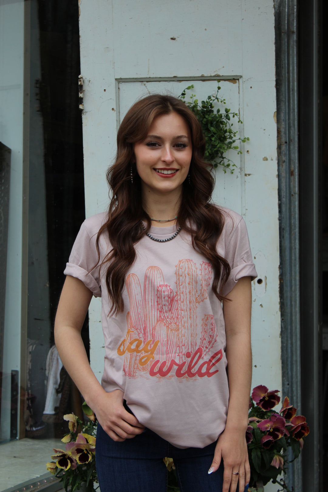 Stay Wild Cactus Graphic Tee