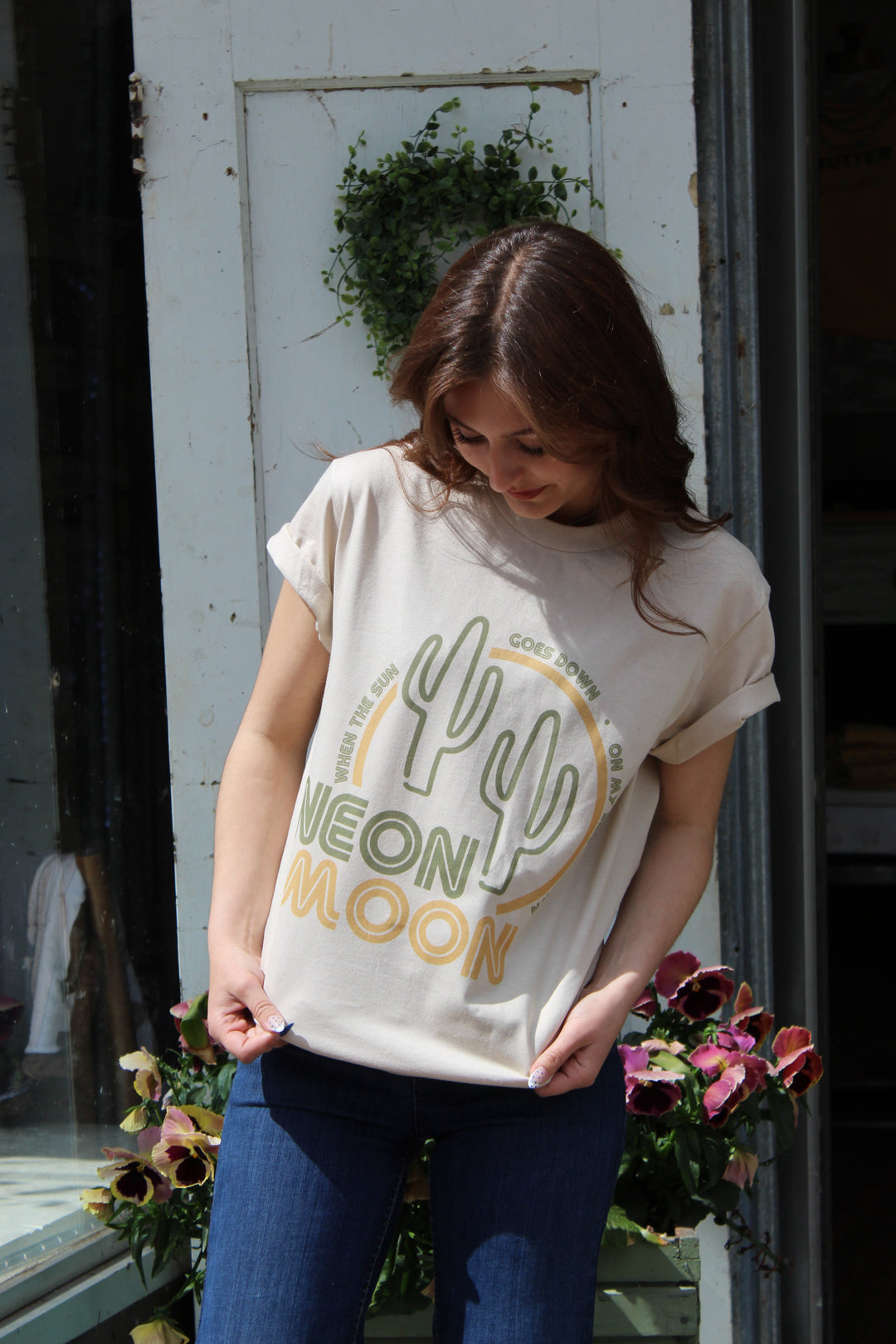 Neon Moon Cactus Graphic Tee
