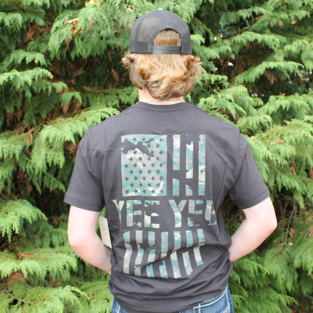 Ol Glory Camo Tee