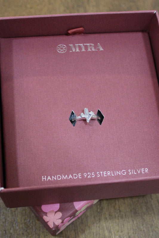 Cactus Dawn Sterling Silver Ring
