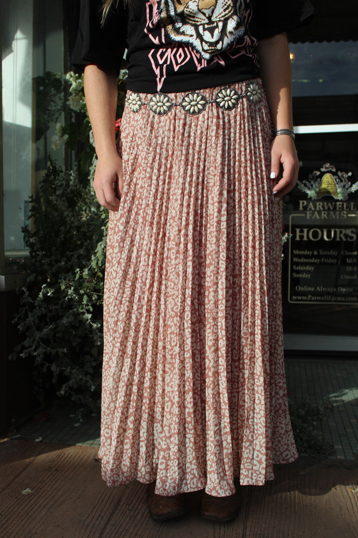 Nia Leopard Print Skirt