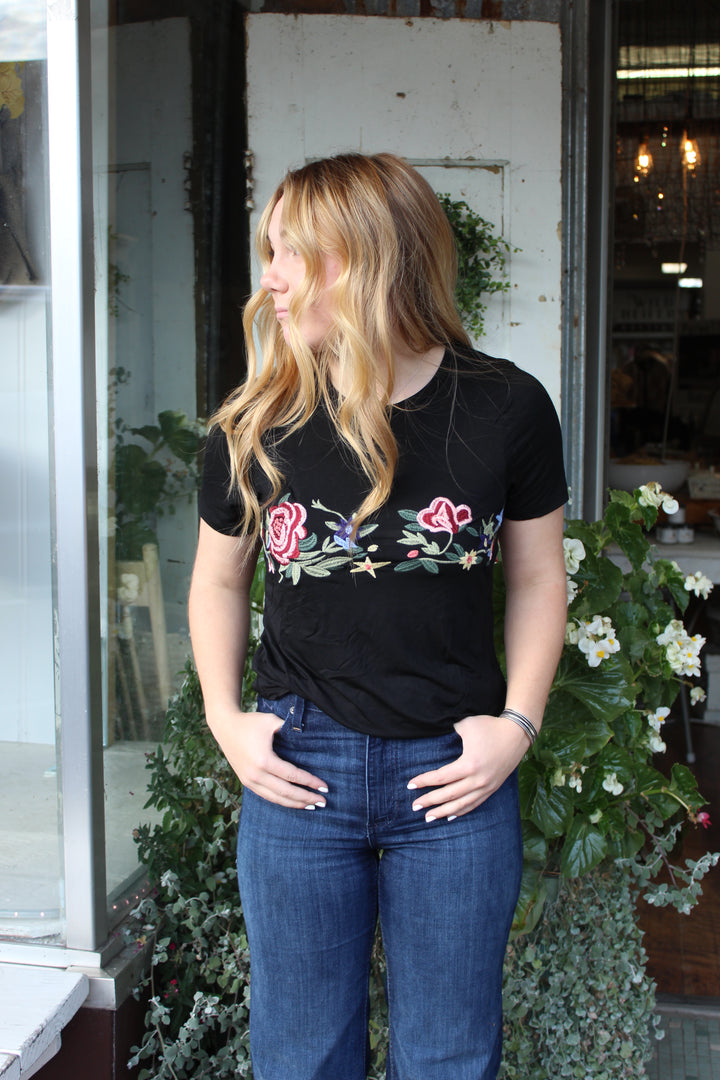 Bev Embroidered Top